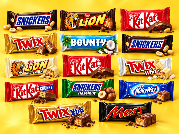 Premium Mixed Candy Bars